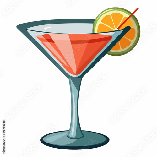 Printable Cocktail Glass, Restaurant Menu & Kitchen Tools Graphic Design Bundle