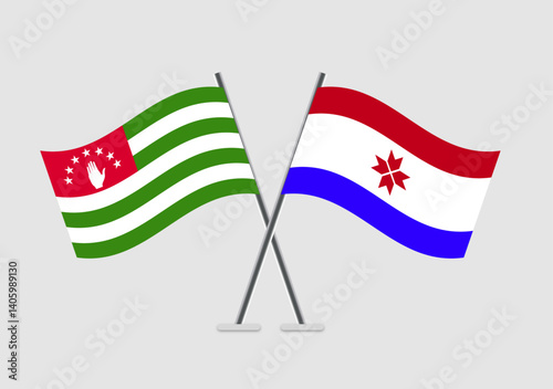 Abkhazia and Mordovia vector flags in abstract official alignment