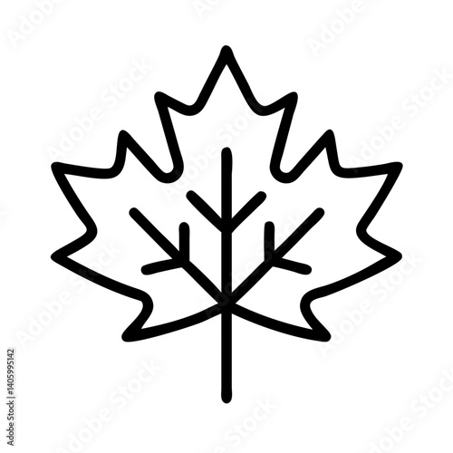 Download maple leaf vector icon illustration autumn fall nature plant canada symbol graphic design element
