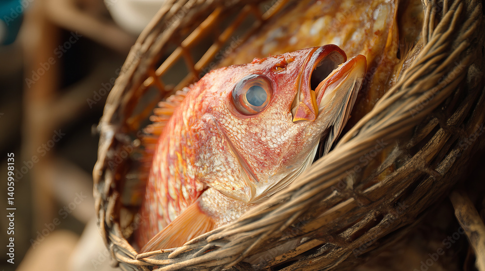Red snapper of dried fish
