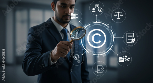Copyright Law Expert Examining Digital Rights Management System