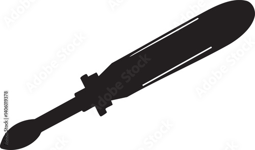 A sharp kitchen knife ideal for culinary tasks and food preparation in the kitchen.