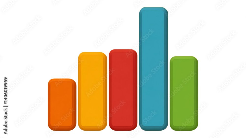 Digital transformation growth data icon featuring stylized bar chart in gradient colors symbolizing technological progress and analytics offering a clean background for text and design elements Digital transformation growth data icon featuring stylized bar chart in gradient colors symbolizing technological progress and analytics offering a clean background for text and design elements