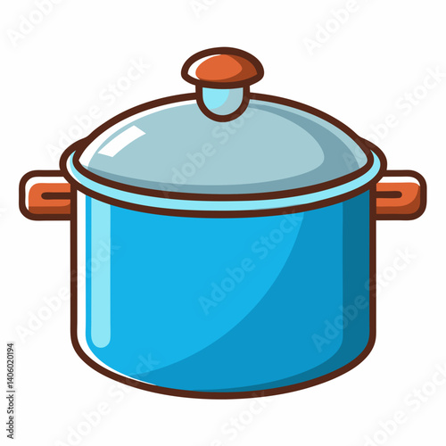"Restaurant Menu and Kitchen Tools Printable Graphics | Saucepan Icon Design"