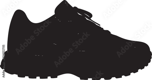 Stylish silhouette of a modern sneaker designed for comfort and performance in athletic activities.