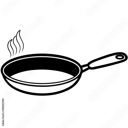  "Professional grill-pan designs perfect for restaurant menus & kitchen tool prints, high-quality graphics."