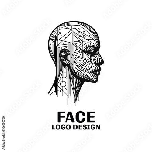 Face Vector Logo Design
