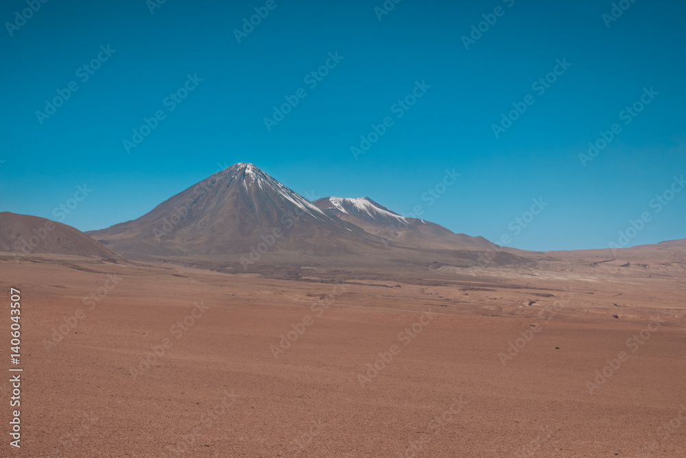 GeneView of Licancabur Volcano from Devil's Throat in the Atacama Desert - San Pedro de Atacama - Chilerated image GeneView of Licancabur Volcano from Devil's Throat in the Atacama Desert - San Pedro de Atacama - Chilerated image