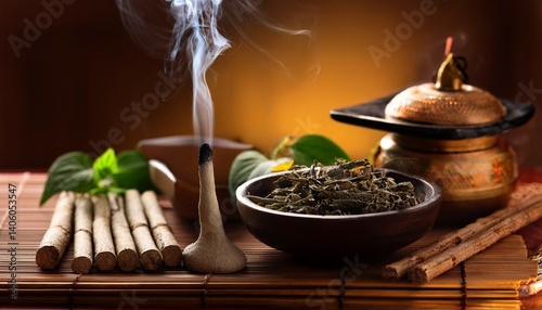 background of moxibustion and chinese herbal medicine