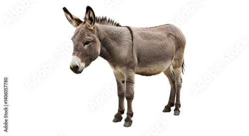 Isolated Donkey