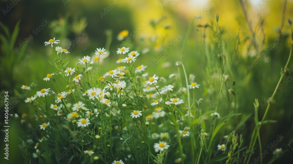 Chamomile and St. John's wort (tutsan) are used in herbal remedies and cosmetics.
