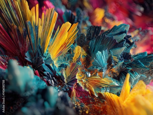 Abstract close-up of colorf...