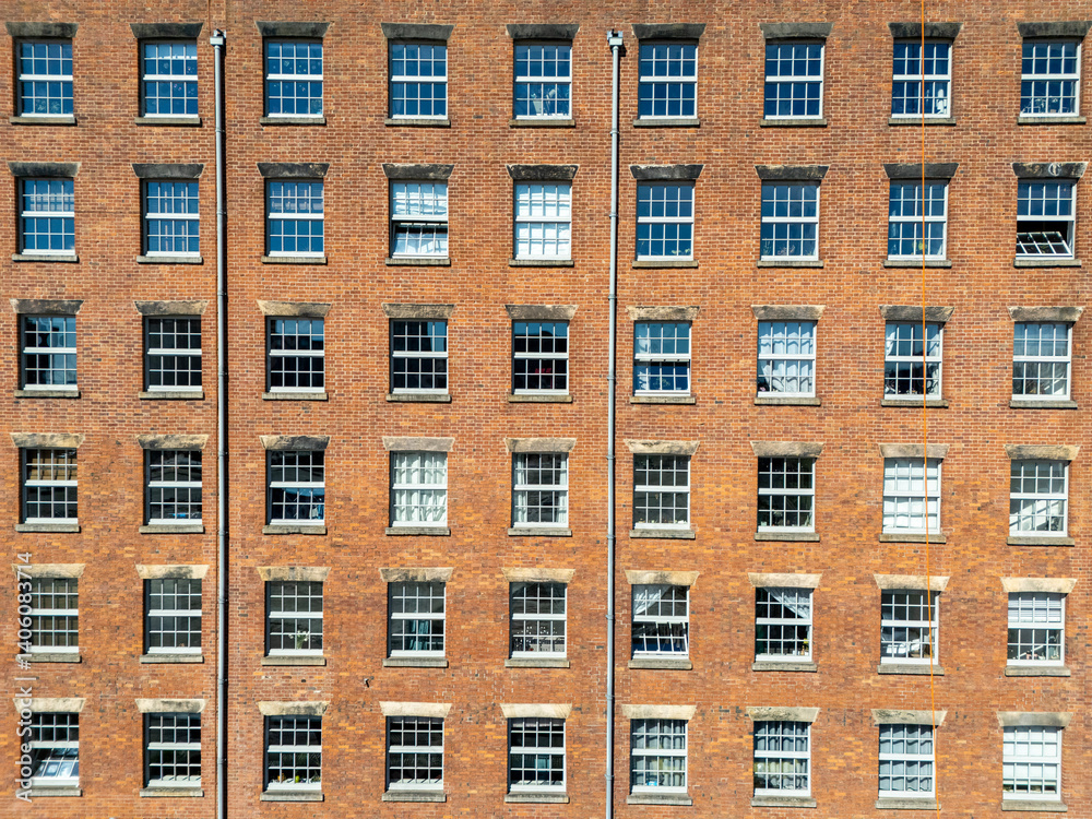 Fototapeta premium Old Cotton Mill in Manchester, England
