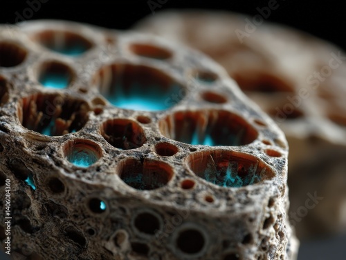 Intricate close-up of a por...