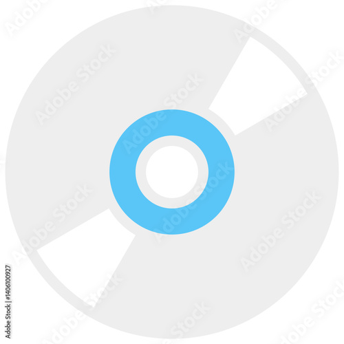 Compact Disc Icon Digital Media Storage Technology Symbol