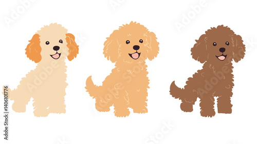 Adorable Goldendoodles and Labradoodles Having Fun and Playful Moments