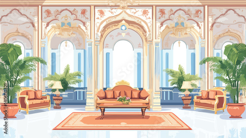 Luxurious Interior Design with Elegant Decor in Mysore, India - June 5