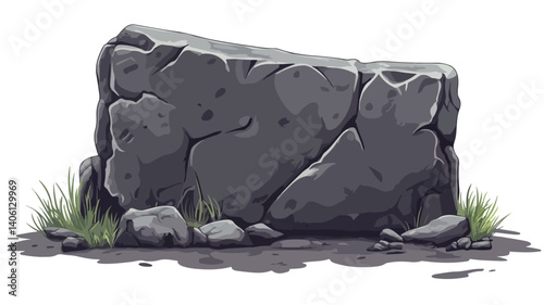 Interactive Sliding Stone Panel Plaque for Dynamic Game Switching