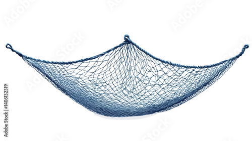Vector Fishing Net on White Background - Professional Design Element isolated on white background