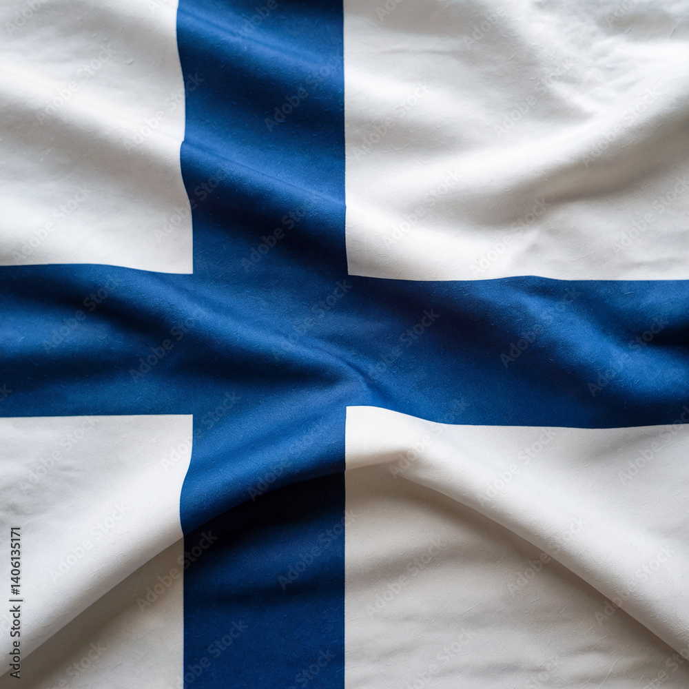 Fototapeta premium flag texture Finland