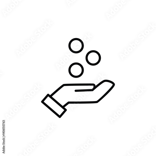 salary outline icon vector design good for web or mobile app