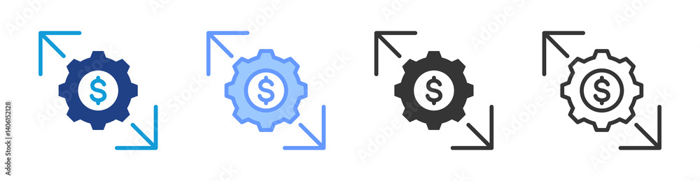 Expansion icon set multiple style collection Expansion icon set multiple style collection