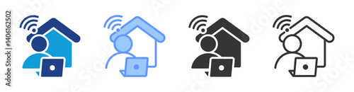 Remote icon set multiple style collection