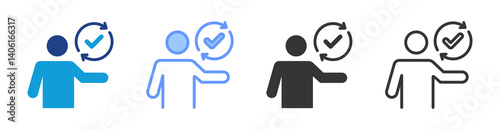 Change Agent icon set multiple style collection