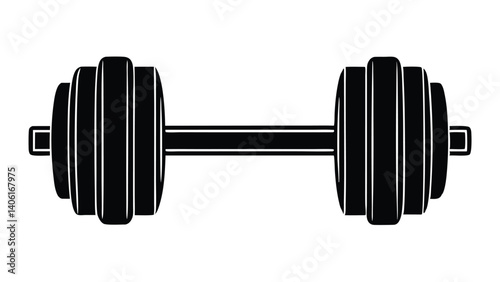 dumbbell isolated on white background