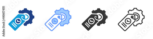 Branding icon set multiple style collection