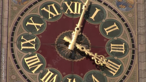 Amsterdam Centraal Station Clock Displaying Time