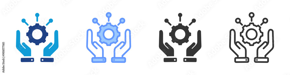 Resource Management icon set multiple style collection Resource Management icon set multiple style collection