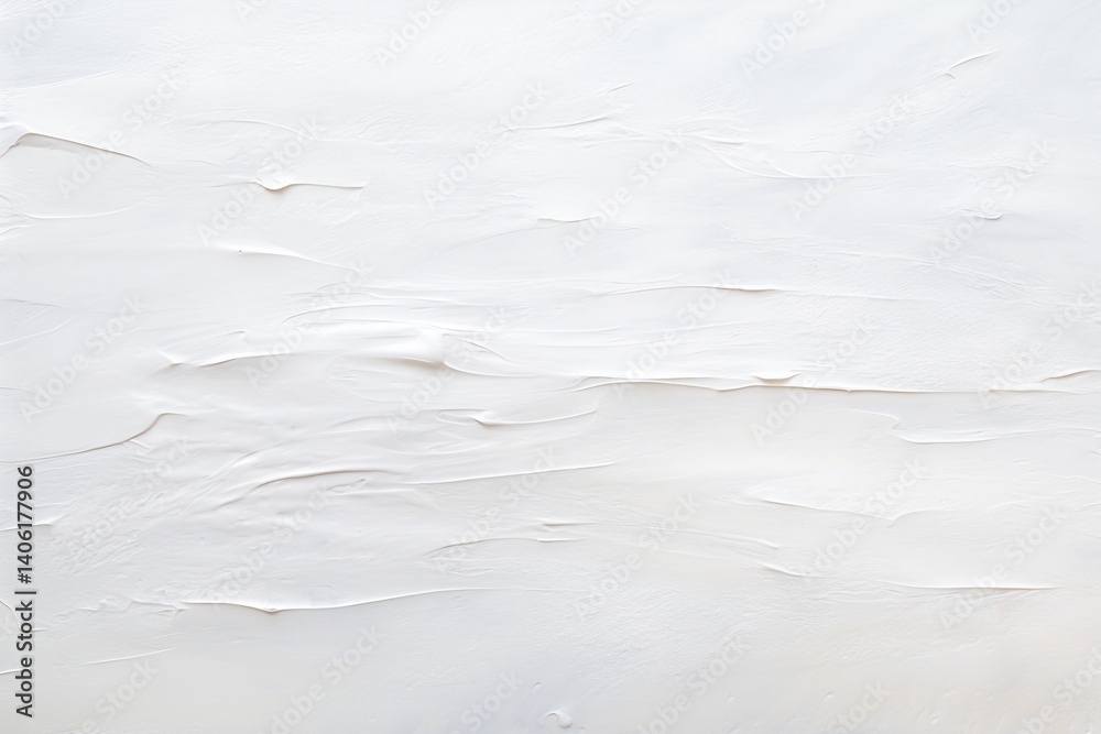 Obraz premium White Paint Texture with Horizontal Brushstrokes