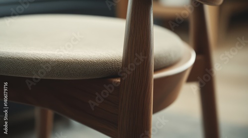 Carpenter sanding down edges of a wooden chair. Featuring furniture restoration and fine-tuning