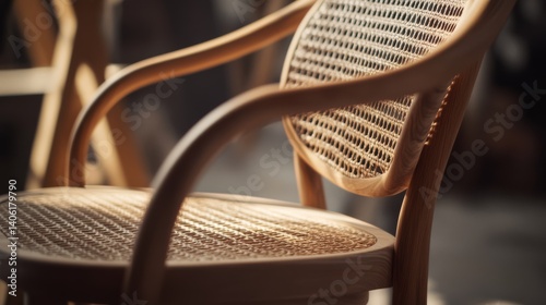 Carpenter sanding down edges of a wooden chair. Featuring furniture restoration and fine-tuning