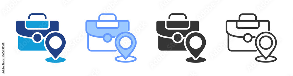 Job Position icon set multiple style collection Job Position icon set multiple style collection