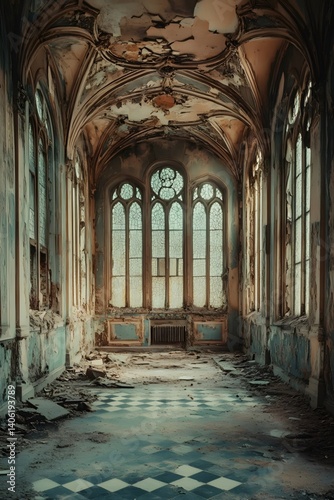 Light and Shadow Art in Ruins
