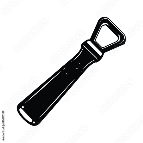 Isolated Bottle Opener on White Background