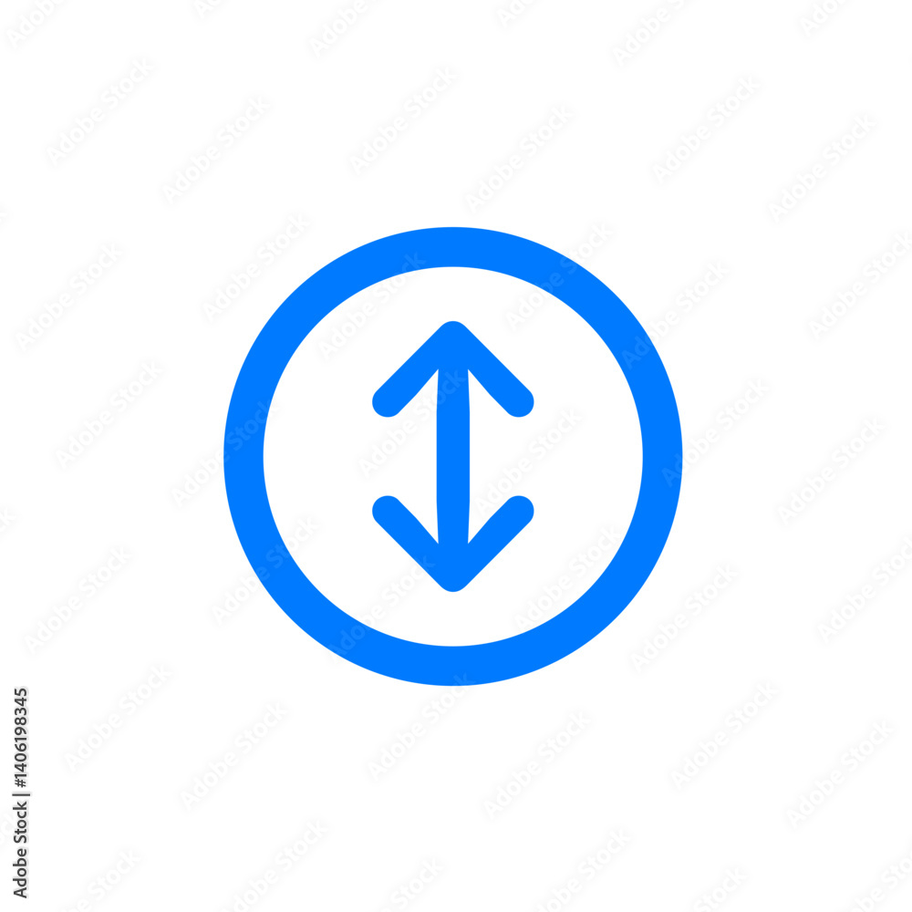 Circle Vertical Arrow Circle Vertical Arrow