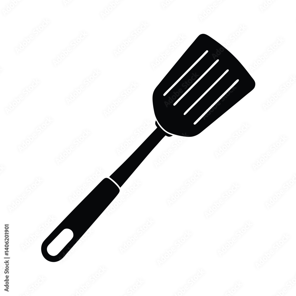 Isolated Spatula on White Background Isolated Spatula on White Background