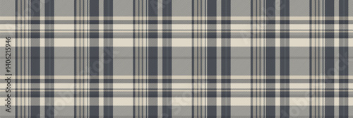 Silk check tartan background, realistic seamless plaid fabric. Pure textile texture vector pattern in pastel and light colors.