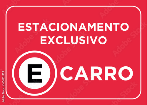 Parking signage-Company signboard vector - Informational Sign Vector – Clean and Professional Corporate 
