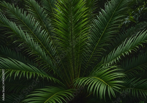Dark tropical leaves background,jungle leaf banner for cover or wallpaper design. ai generated, generated ai 
