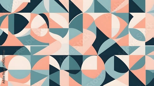 Wallpaper Mural seamless geometric pattern Torontodigital.ca