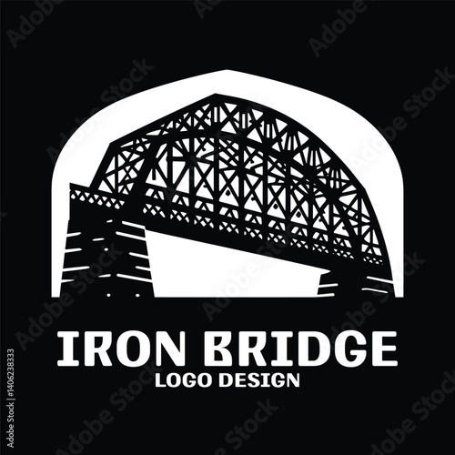 Iron Bridge Vector Logo Design