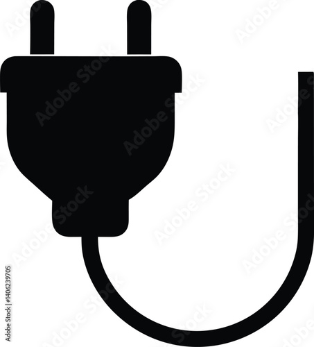 plug vector icon.