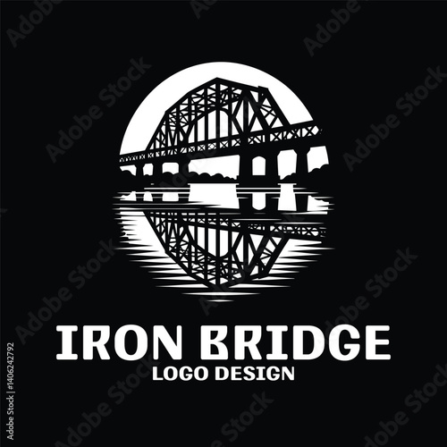 Iron Bridge Vector Logo Design
