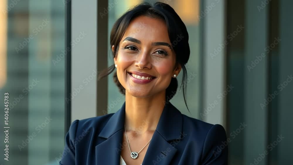 a woman is smiling a woman is smiling