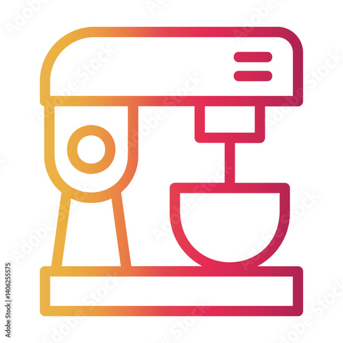 mixer blender Line Gradient Icon