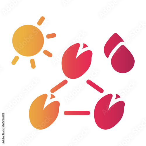 decomposition Gradient icon